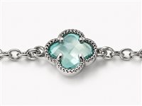 Bracciale Vidali Gioielli Donna in Argento Acquamarina sintetica BRAR-113-34 - BRAR-113-34